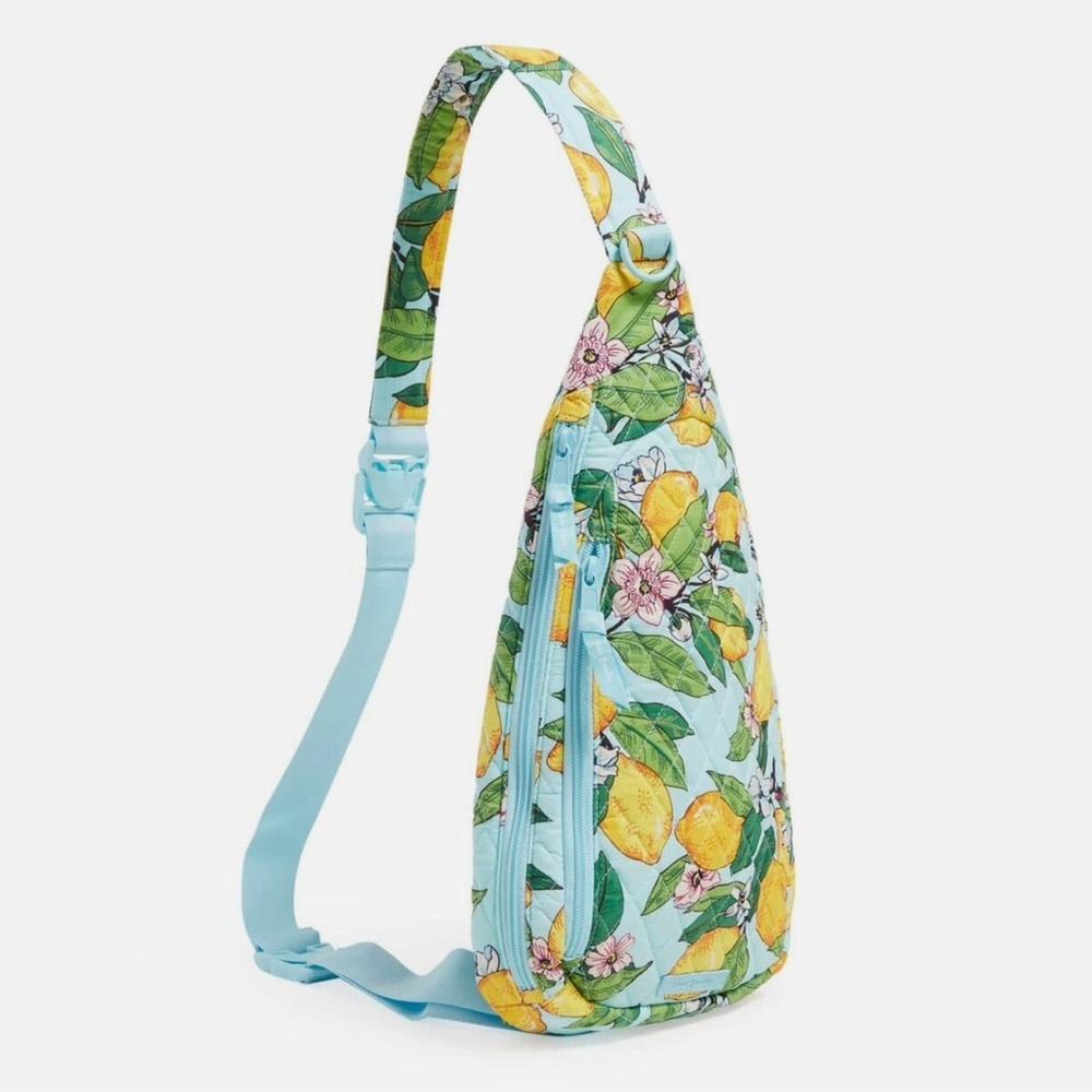Vera Bradley Lemon Print Sling Bag